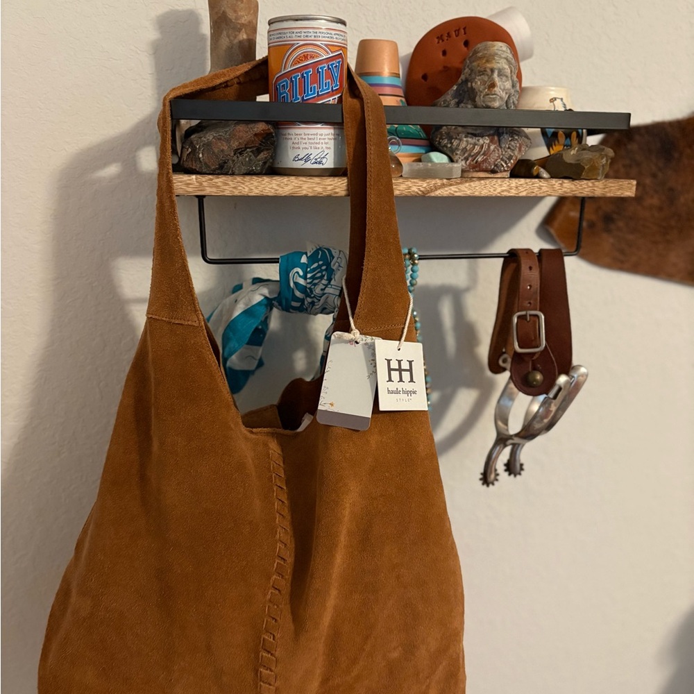 Haute Hippie suede hobo